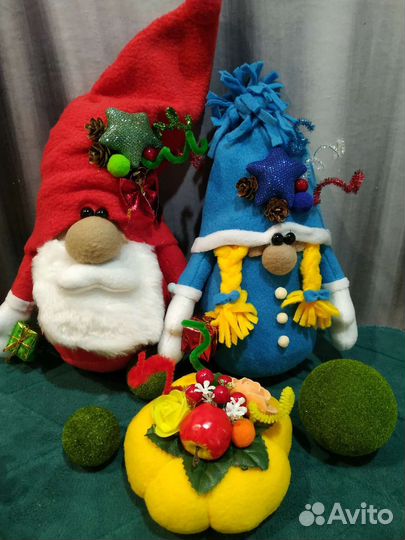 Осенний гном+ тыковки в подарок