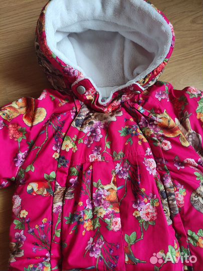 Комбинезон трансформер зимний 80-86р