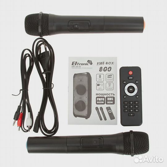 Колонки портативные ELTronic 20-53 караоке