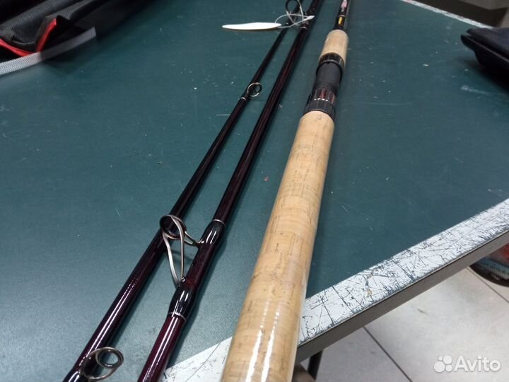 Трёхчастное удилище для ловли лосося, карбон