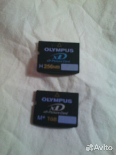 Карты памяти Olympus XD 256mb и 1gb