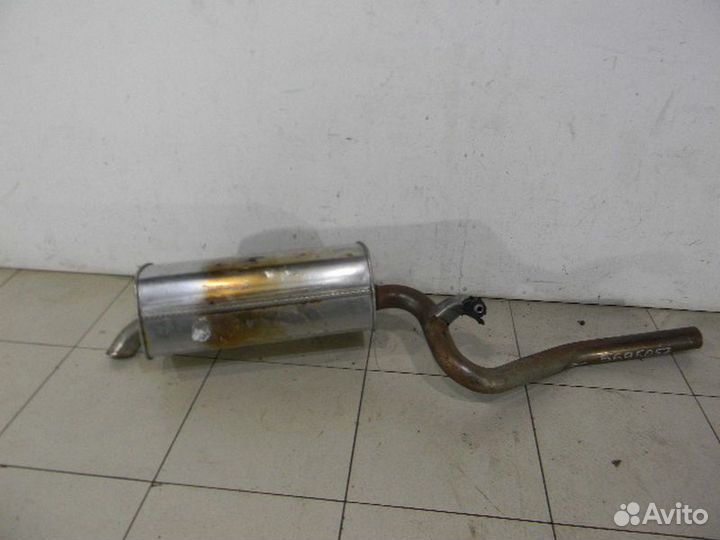 Задняя банка глушителя