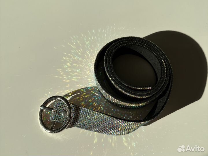 Ремень со стразами