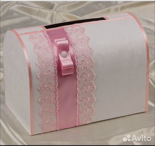 Свадебная коробка для денег
