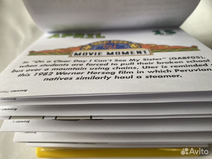 Настольный календарь Симпсоны