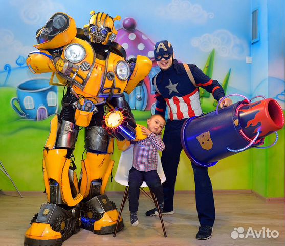 Трансформер + аниматор, 2 героя, Детские Праздники