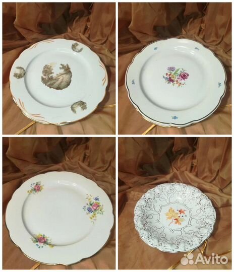 Блюдо и тарелки Дулево СССР