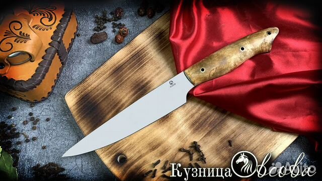 Поварской нож средний из кованой стали х12мф