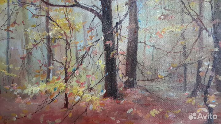 Картина.Холст.Масло.50на23 см. 