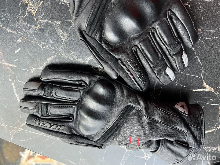 Мотоперчатки кожаные