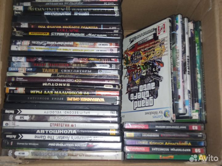 Продам диски для компьютера с играми