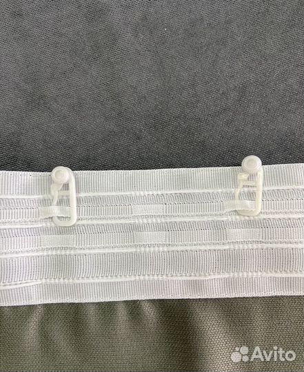 Штора серая канвас 110х270см новая