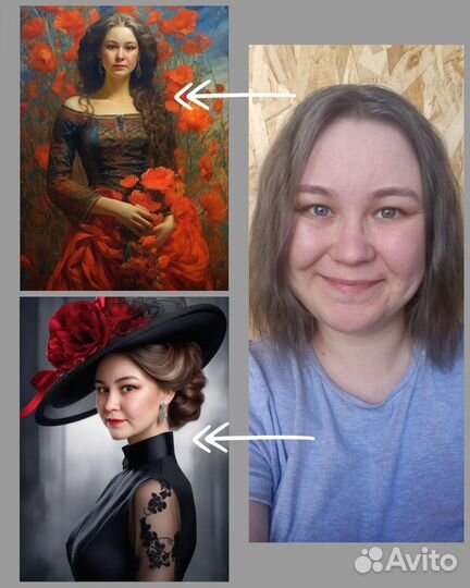 Арт из нейросети по вашему фото