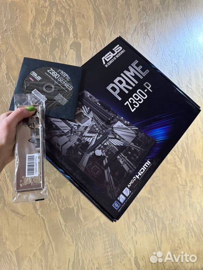 Материнская плата asus prime z 390 p с процессором