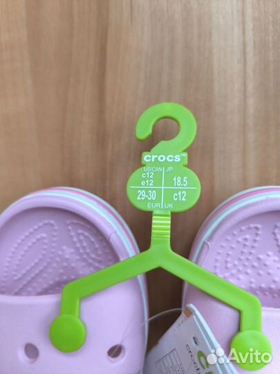 Новые сандалии Crocs с12 для девочки