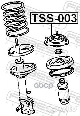 Опора амортизатора / toyota corolla AE10#,CE10#