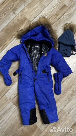 Зимние вещи и обувь на мальчика 110-116р