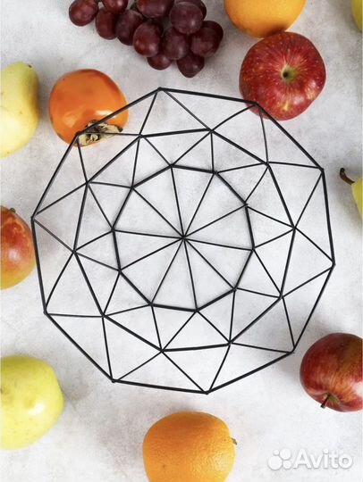 Корзина для фруктов металлическая