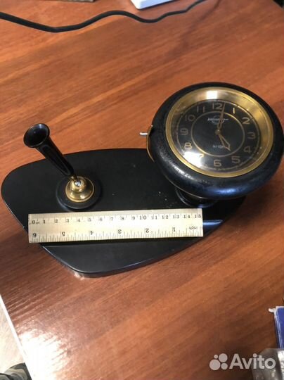 Настольные часы СССР. Златоустовский чз. Карболит