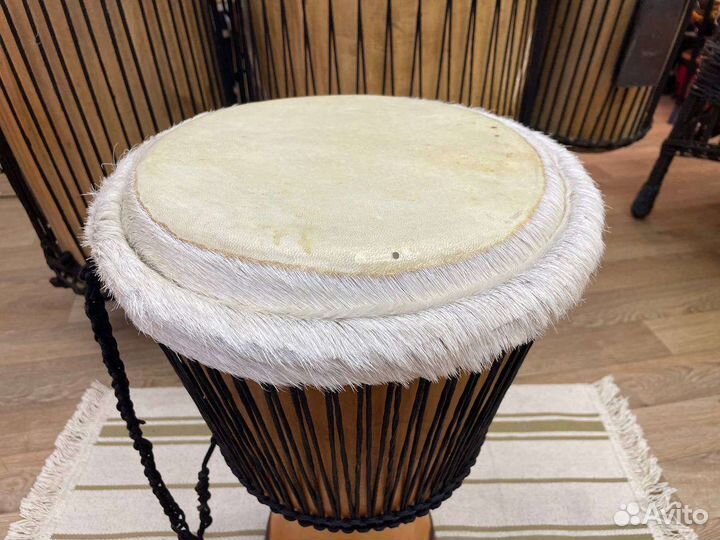 Настоящий басовый 13’ Джембе Кот-Д'Ивуар
