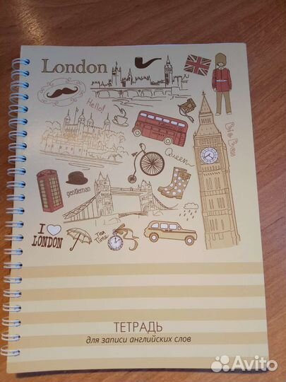 Новая тетрадь-словарик для английских слов