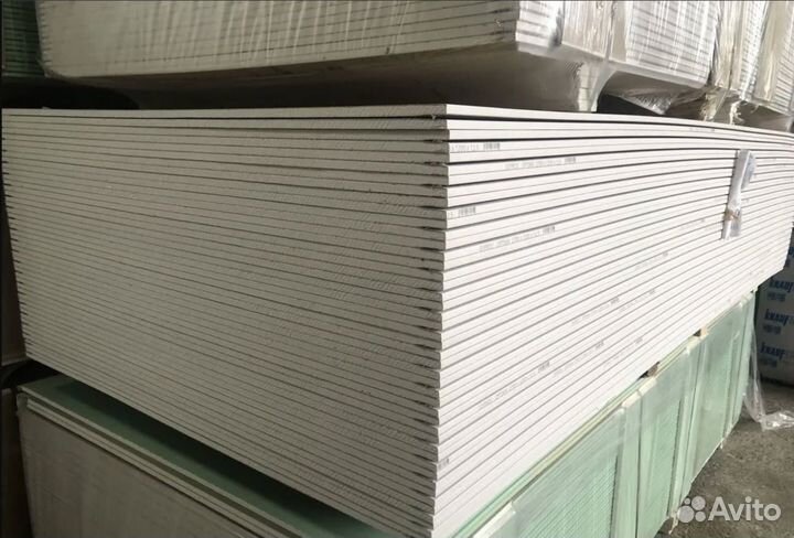 Гипсокартон влагостойкий для кухонь и ванных