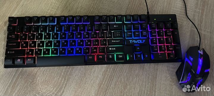 Набор проводной T-wolf TF200 (клавиатура + мышь)