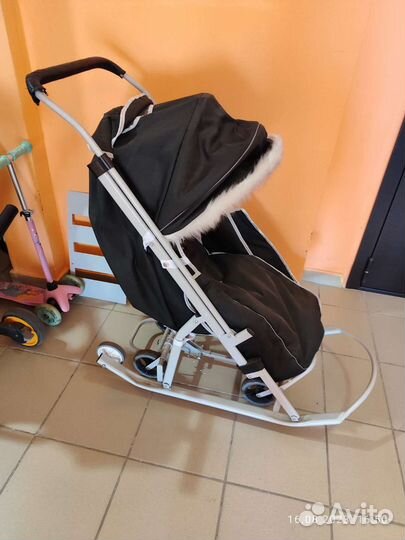 Детские санки коляска