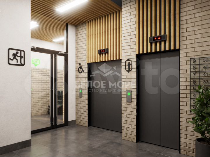 3-к. квартира, 73,9 м², 3/16 эт.