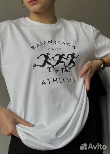Футболка balenciaga athletes