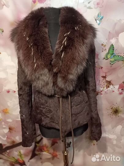 Полушубок мех кролик