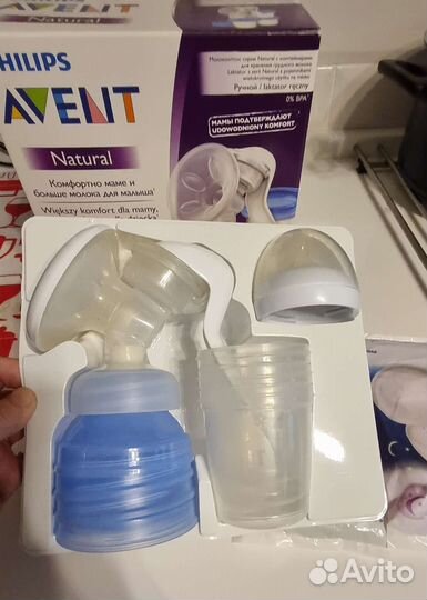 Ручной молокоотсос Philips avent Natural