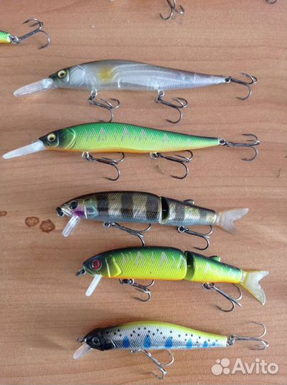 Воблеры rapala, megabass, lucky craft deps и др