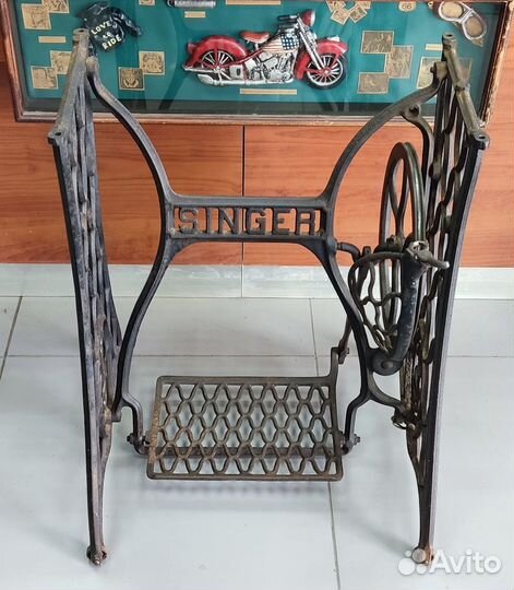 Зингер чугунная станина