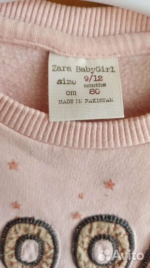 Толстовка Zara рост 80