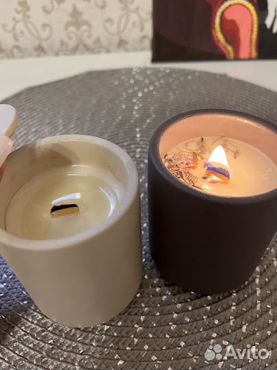 Свечи на кокосовом воске