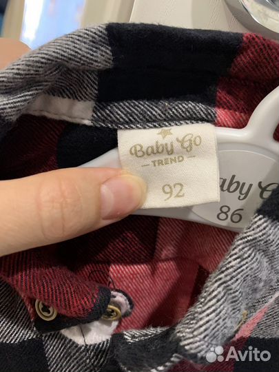 Рубашка для мальчика 92