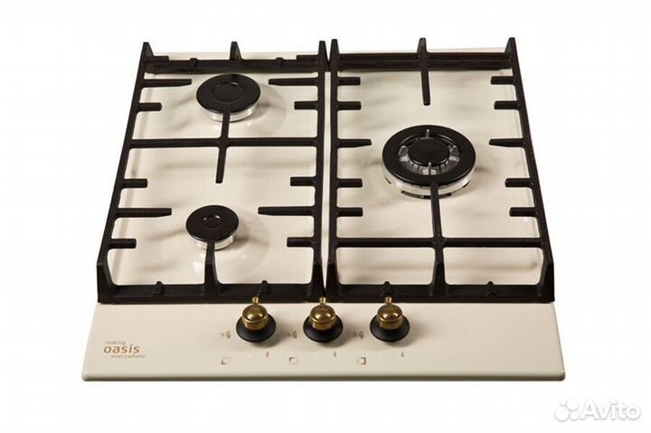 Газовая варочная панель Oasis P-3MRT (B)