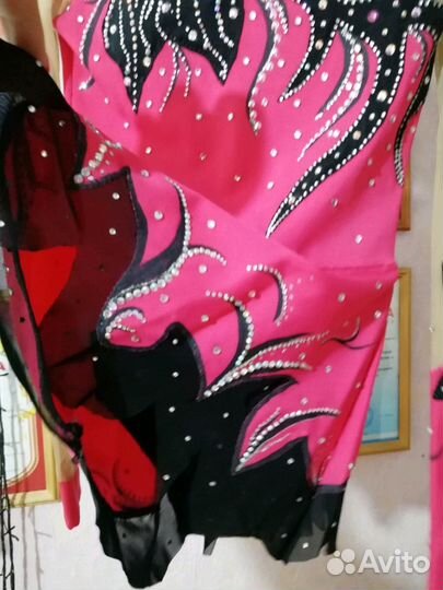 Купальник для художественной гимнастики на 5-7 лет