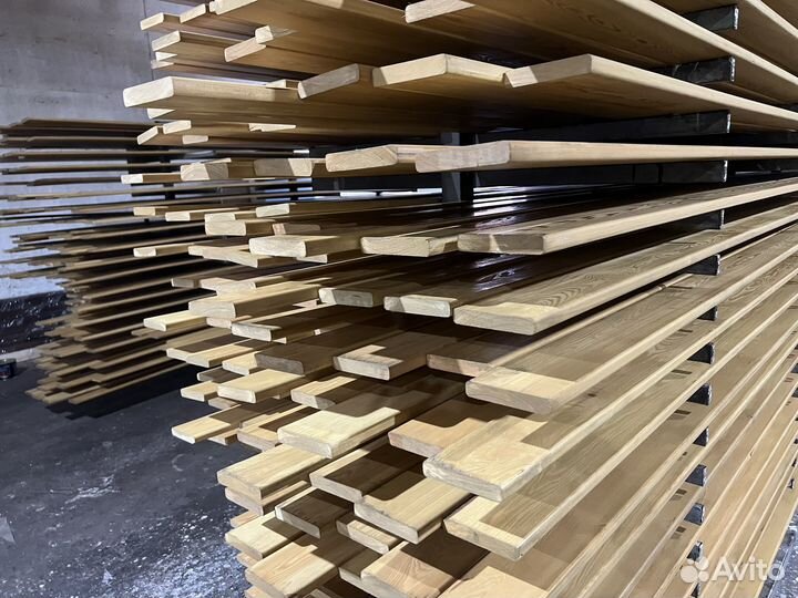 Планкен лиственница Покраска Масло