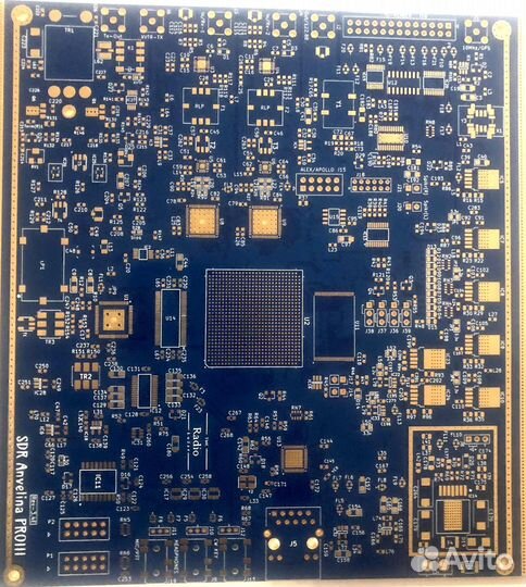 Печатная плата SDR трансивера Anvelina PRO III