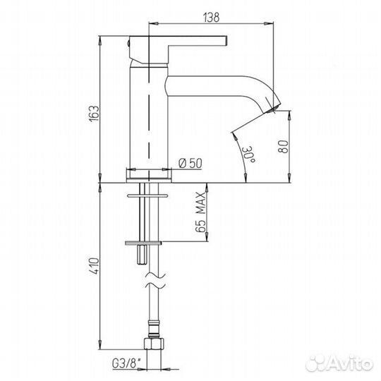 Paini 74PJ205O Смеситель для раковины