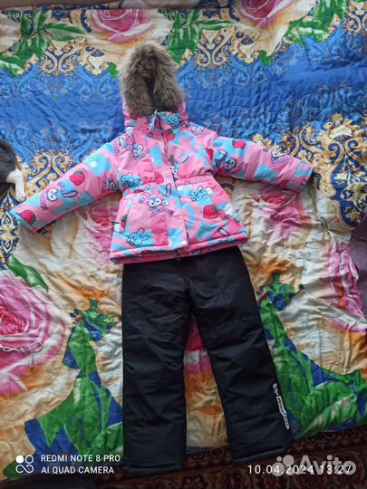 Зимний костюм для девочки 104