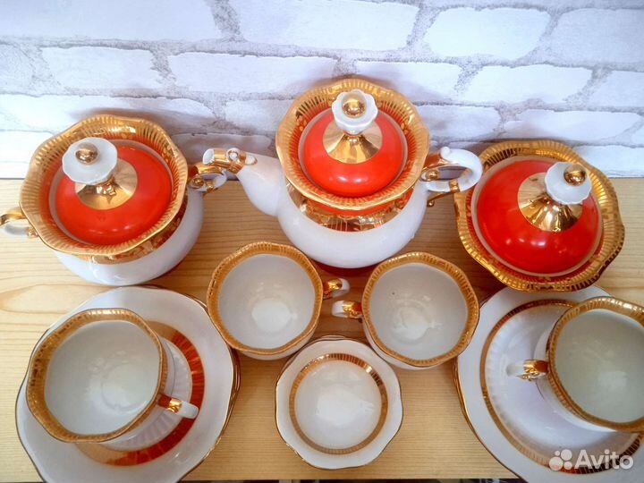 Чайный сервиз СССР. Полтава. 80е годы