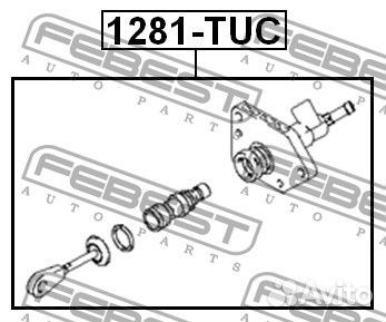 Цилиндр сцепления главный hyundai tucson 04
