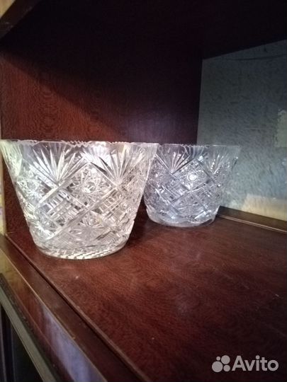 Хрустальные салатники,вазы цена разная, отправлю