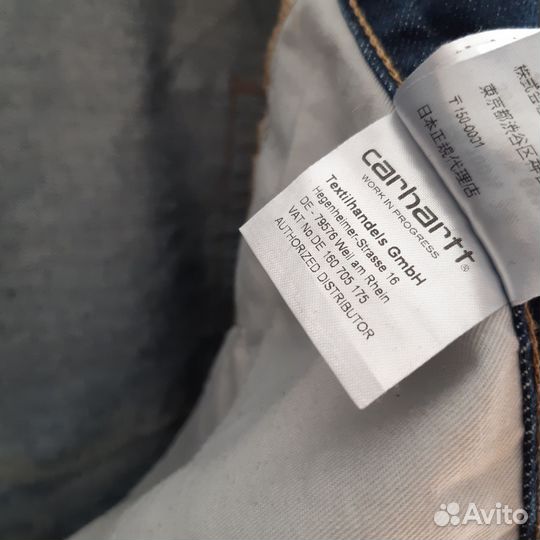 Джинсы Carhartt WIP Vicious Pant 36/32