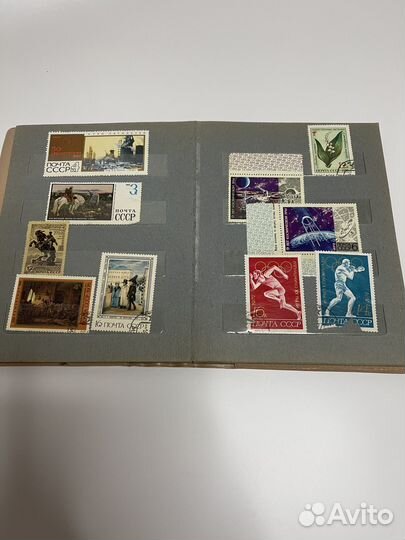 Книга марок СССР марки разных времен