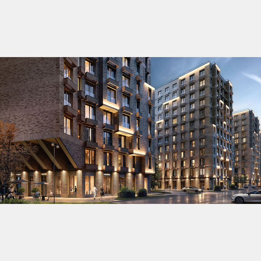 2-к. квартира, 65,6 м², 2/6 эт.