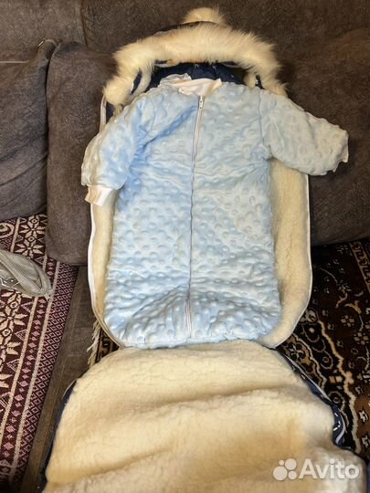 Конверт на выписку зимний